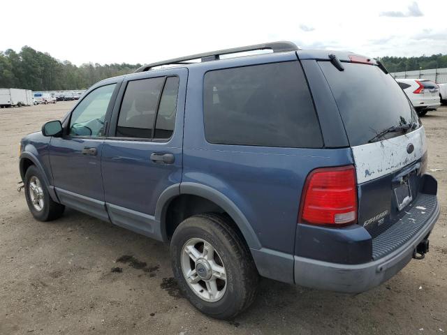 1FMZU63K43ZA27855 - 2003 FORD EXPLORER XLT BLUE photo 2