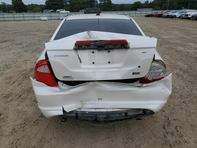 3FAHP0HG2AR211692 - 2010 FORD FUSION SE WHITE photo 6