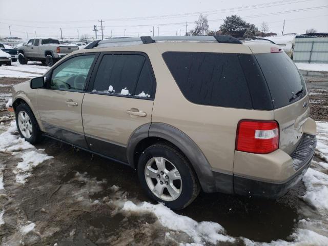 1FMZK02187GA04298 - 2007 FORD FREESTYLE SEL TAN photo 2