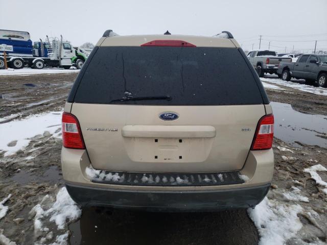 1FMZK02187GA04298 - 2007 FORD FREESTYLE SEL TAN photo 6