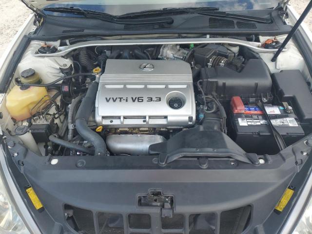 JTHBA30G965157363 - 2006 LEXUS ES 330 WHITE photo 11