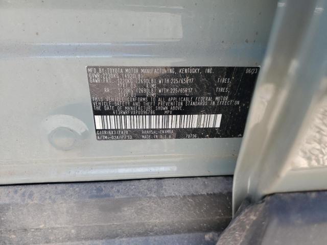 4T3RWRFVXPU096786 - 2023 TOYOTA RAV4 XLE Жасыл фото 13