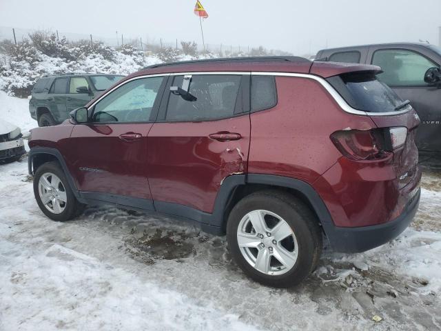 3C4NJDBB1NT120117 - 2022 JEEP COMPASS LATITUDE RED photo 2