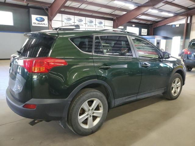 JTMRFREV3DD019610 - 2013 TOYOTA RAV4 XLE GREEN photo 3