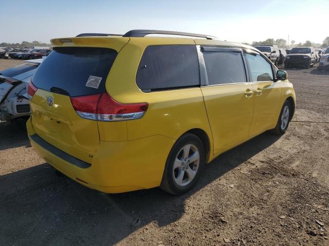 5TDKK3DC8BS100923 - 2011 TOYOTA SIENNA LE YELLOW photo 3