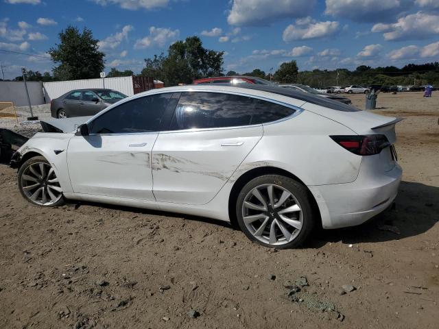 5YJ3E1EB8KF437702 - 2019 TESLA MODEL 3 WHITE photo 2