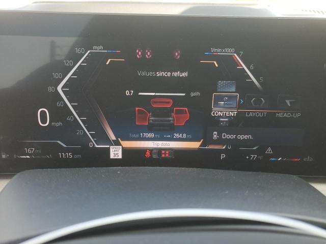 5UX33EM09P9R03134 - 2023 BMW X7 M60I GRAY photo 9