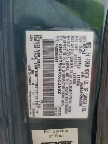 2MELM75W4PX651682 - 1993 MERCURY GRAND MARQUIS LS 绿色 照片 12