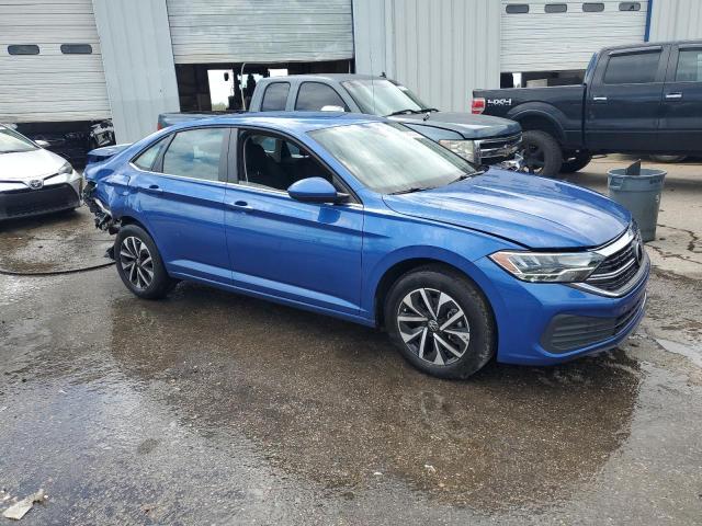 3VWCM7BU8NM015826 - 2022 VOLKSWAGEN JETTA S ლურჯი ფოტო 4