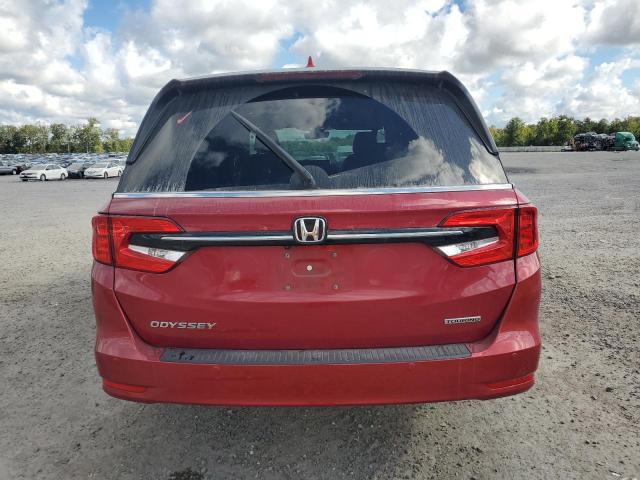 5FNRL6H88NB044283 - 2022 HONDA ODYSSEY TOURING წითელი ფოტო 6