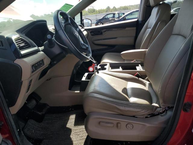 5FNRL6H88NB044283 - 2022 HONDA ODYSSEY TOURING წითელი ფოტო 7