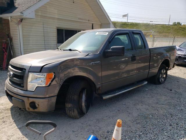 1FTFX1EF3DFD78731 - 2013 FORD F150 SUPER CAB GRAY photo 1