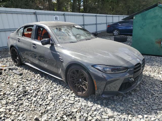 WBS33AY04NFL92055 - 2022 BMW M3 COMPETITION GRAY photo 4