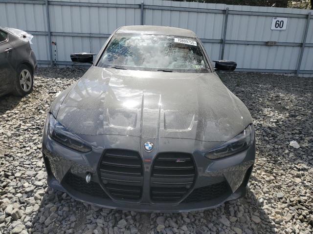 WBS33AY04NFL92055 - 2022 BMW M3 COMPETITION GRAY photo 5