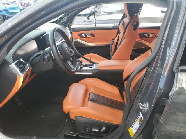 WBS33AY04NFL92055 - 2022 BMW M3 COMPETITION GRAY photo 7