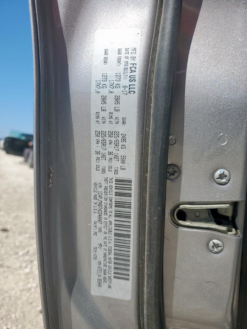 1C4PJMAB7HD240007 - 2017 JEEP CHEROKEE SPORT GRAY photo 14