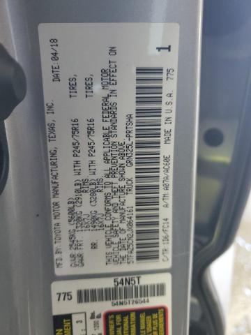 5TFAZ5CN2JX064161 - 2018 TOYOTA TACOMA DOUBLE CAB Silber Foto 12