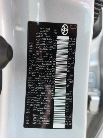 5YFB4MDE9RP085045 - 2024 TOYOTA COROLLA LE SILVER photo 12