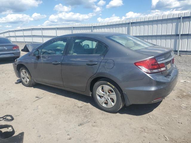 2HGFB2F56DH550308 - 2013 HONDA CIVIC LX GRAY photo 2
