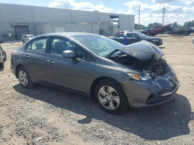 2HGFB2F56DH550308 - 2013 HONDA CIVIC LX GRAY photo 4