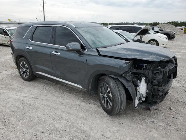 KM8R2DHE3MU287482 - 2021 HYUNDAI PALISADE SEL GRAY photo 4