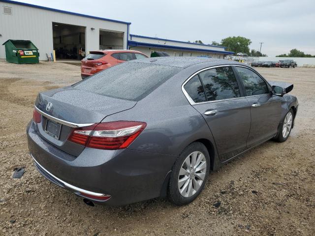 1HGCR2F84GA238385 - 2016 HONDA ACCORD EXL ნაცრისფერი ფოტო 3
