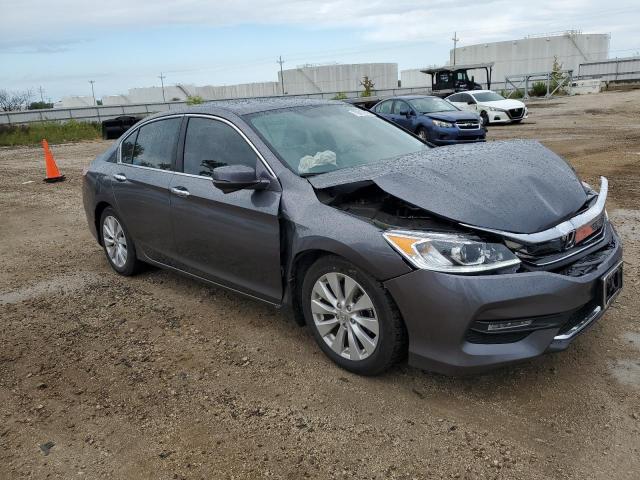 1HGCR2F84GA238385 - 2016 HONDA ACCORD EXL ნაცრისფერი ფოტო 4