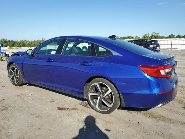 1HGCV1F32MA051247 - 2021 HONDA ACCORD SPORT BLUE photo 2