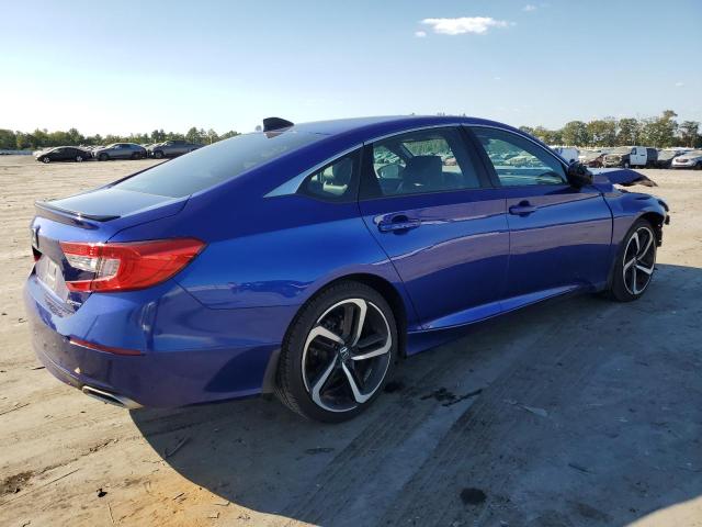 1HGCV1F32MA051247 - 2021 HONDA ACCORD SPORT BLUE photo 3