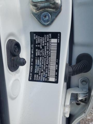 SHHFK7G48HU204353 - 2017 HONDA CIVIC SPORT WHITE photo 12