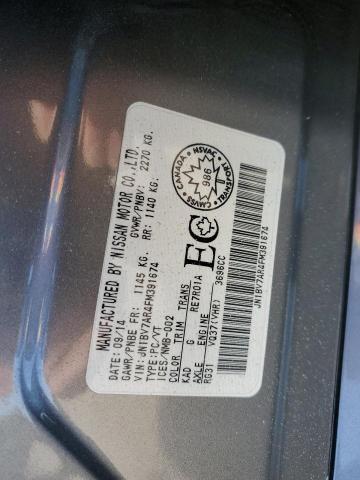 JN1BV7AR4FM391674 - 2015 INFINITI Q50 BASE ნაცრისფერი ფოტო 13