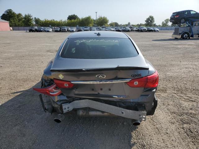 JN1BV7AR4FM391674 - 2015 INFINITI Q50 BASE ნაცრისფერი ფოტო 6