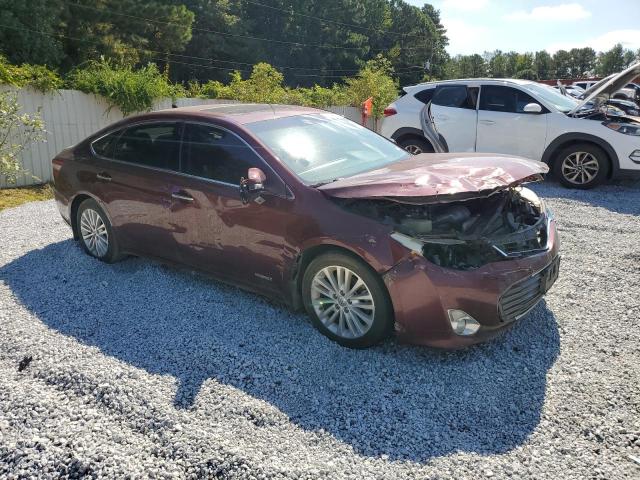 4T1BD1EB3DU011291 - 2013 TOYOTA AVALON HYBRID BURGUNDY photo 4