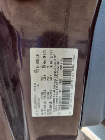 1D7HW48K75S209767 - 2005 DODGE DAKOTA QUAD SLT Granate foto 12