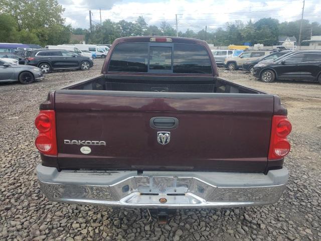 1D7HW48K75S209767 - 2005 DODGE DAKOTA QUAD SLT Granate foto 6