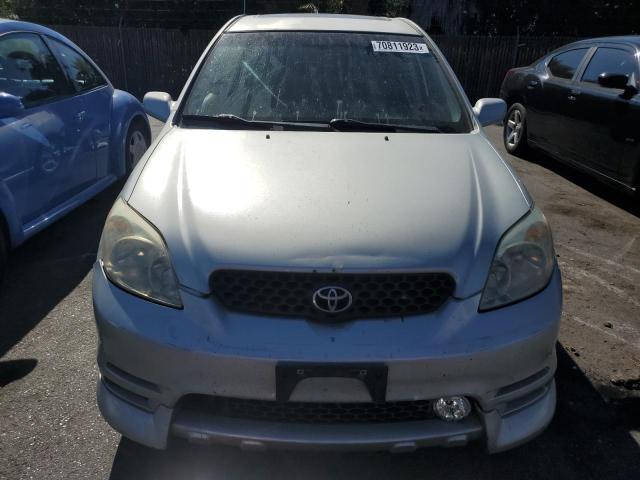 2T1KR32E33C090635 - 2003 TOYOTA COROLLA MA XR SILVER photo 5