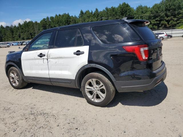 1FM5K8AR9KGA31247 - 2019 FORD EXPLORER POLICE INTERCEPTOR Двухцветный фото 2