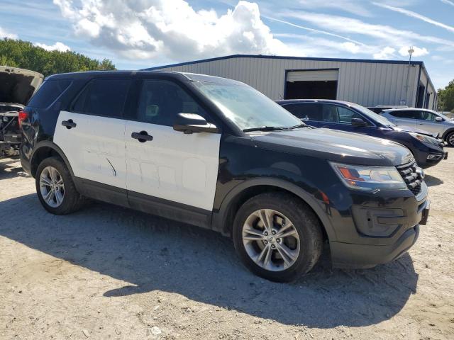 1FM5K8AR9KGA31247 - 2019 FORD EXPLORER POLICE INTERCEPTOR Двухцветный фото 4