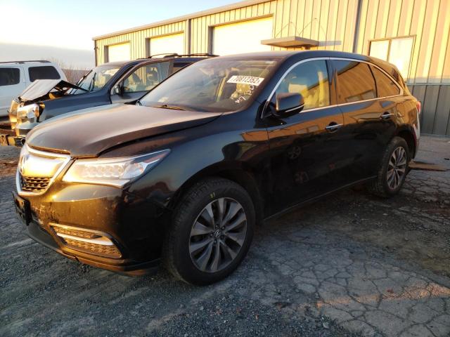 5FRYD4H45EB018619 - 2014 ACURA MDX TECHNO BLACK photo 1