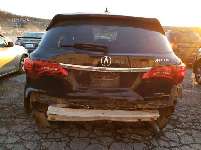 5FRYD4H45EB018619 - 2014 ACURA MDX TECHNO BLACK photo 6