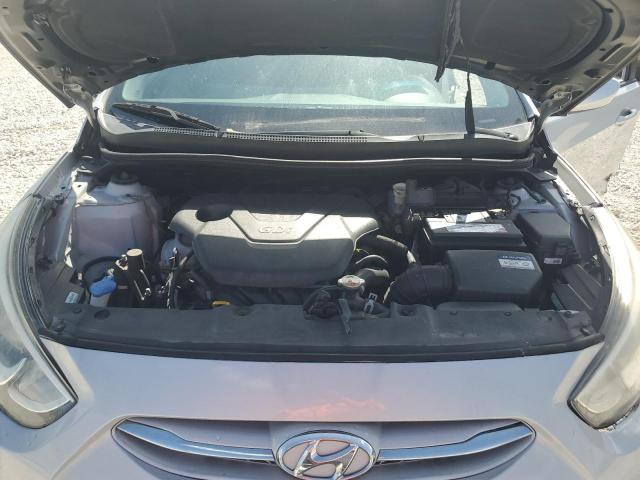 KMHCT4AE5GU980250 - 2016 HYUNDAI ACCENT SE SILVER photo 11