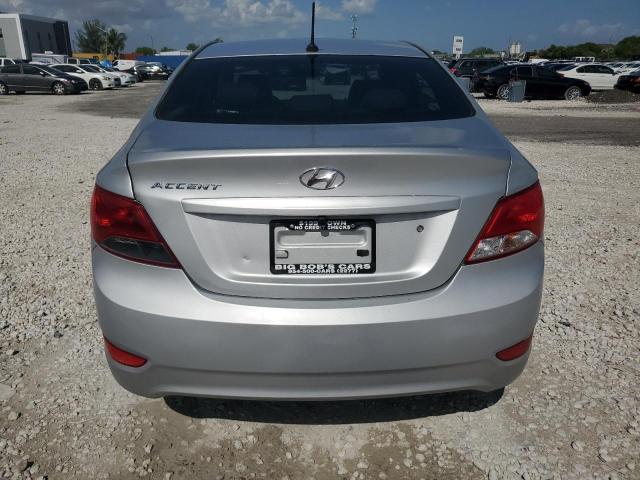 KMHCT4AE5GU980250 - 2016 HYUNDAI ACCENT SE SILVER photo 6