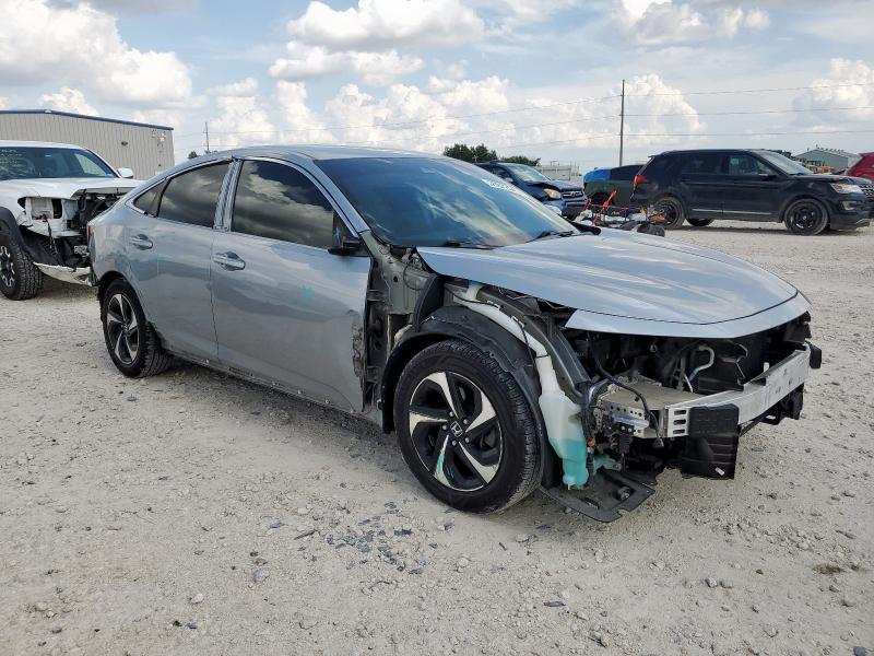 19XZE4F59ME001230 - 2021 HONDA INSIGHT EX SILVER photo 4