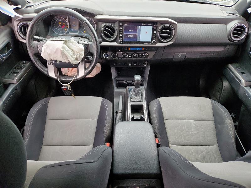 5TFCZ5AN8LX222808 - 2020 TOYOTA TACOMA DOUBLE CAB GRAY photo 8