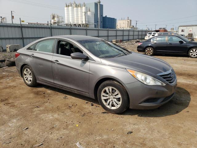 5NPEB4AC1CH373653 - 2012 HYUNDAI SONATA GLS GRAY photo 4