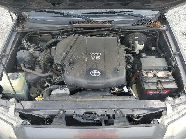 5TFJU4GNXDX040228 - 2013 TOYOTA TACOMA DOUBLE CAB PRERUNNER GRAY photo 11