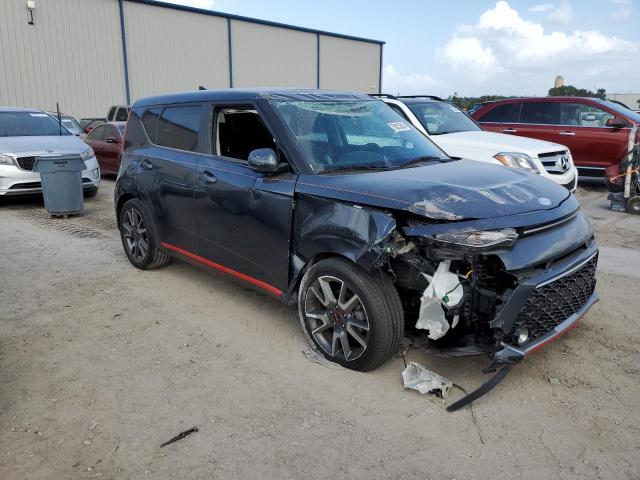 KNDJ63AU6L7034719 - 2020 KIA SOUL GT LINE GRAY photo 4