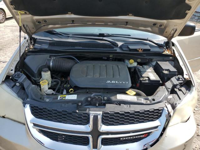 2C4RDGBG6DR726214 - 2013 DODGE GRAND CARA SE TAN photo 12