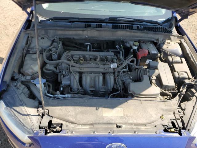 1FA6P0G76F5106947 - 2015 FORD FUSION S ლურჯი ფოტო 11