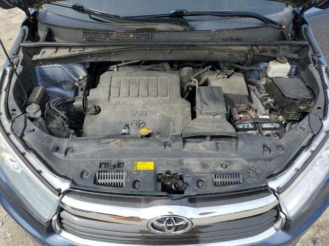 5TDJKRFH3FS122499 - 2015 TOYOTA HIGHLANDER XLE Mavi foto 12